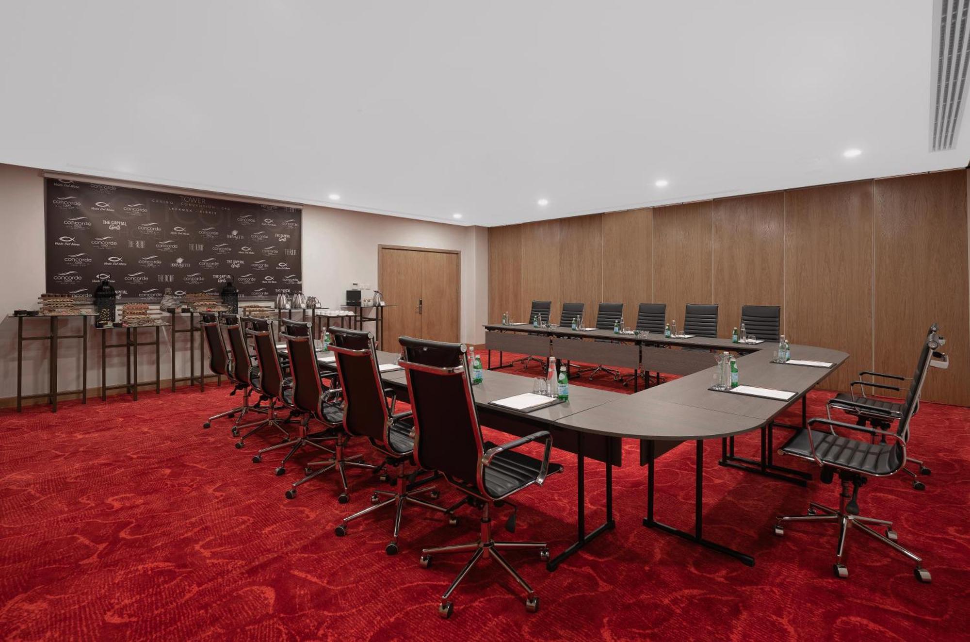 Concorde Tower Hotel & Casino Nikosia Bagian luar foto Meeting room