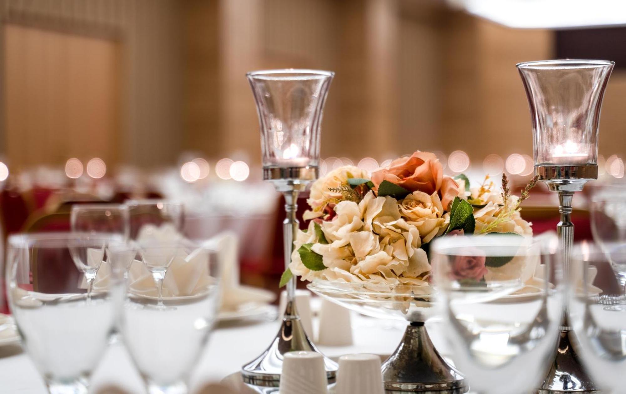 Concorde Tower Hotel & Casino Nikosia Bagian luar foto A table set for a formal dinner